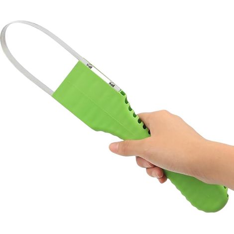 Manual Weeder, Garden Weeder Tools Hand Weeder Stainless Steel with Ergonomic Handle for Weeding Garden Soil Transplanting Llantes (Green Grass) (1/5)