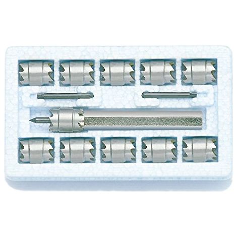 RUKO Set  frese per  punti  di saldatura  Ø 10  mm HSS-G  13  pz.  - 101104