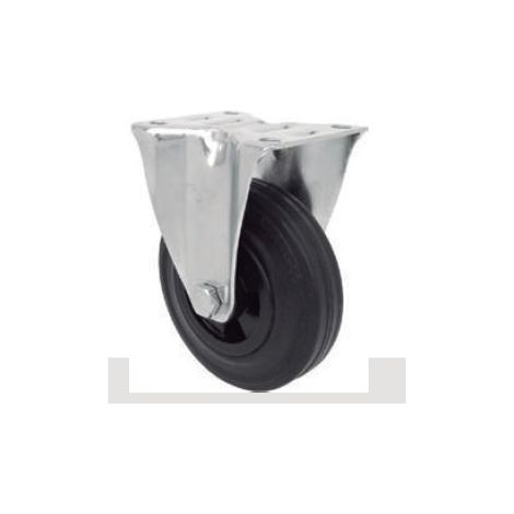 RUEDA 160 FIJA PLASTICO/GOMA 140K
