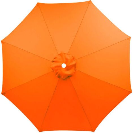 Housse de rechange pour parasol, 8 baleines, 3 m, imperméable, anti-UV, tissu de rechange, orange (1/5)