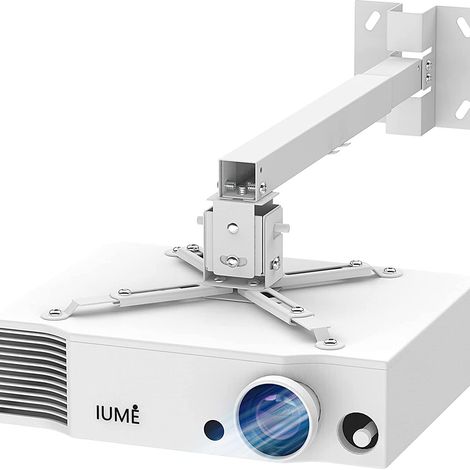 Support de plafond pour projecteur - Support mural universel pour projecteur avec bras extensible de 21 à 54 cm et capacité de charge jusqu'à 13,6 kg (1/5)