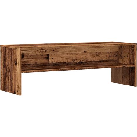 Mobile TV multimediale scaffale per televisione buffet televisivo sala da pranzo soggiorno camera da letto legno vecchio 120 x 40 x 40 cm pannelli compositi marrone 020028503