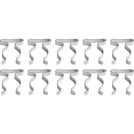 Support ressort 10 pièces 32mm acier manganèse/acier ressort (1/5)