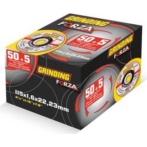 GRINDING FORZA DISCO FERRO 115X1,0 CONF 50+5