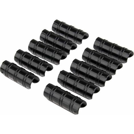 Clip per serre, fascette per tubi per fissare coperture in serre da giardino, pellicole, piante, 20 pezzi da 19 mm (1/4)