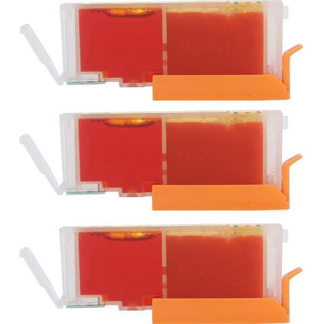 3 Cartouches d'Encre pour Imprimante Canon CLI871 MG5780 TS6080 TS5080 - Fournitures Bureau École (1/5)