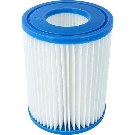vhbw Filter Cartridge Replacement for Bestway 58094, FD2137, Type II for Swimming Pool, Filter Pump - Water Filter, Blue White