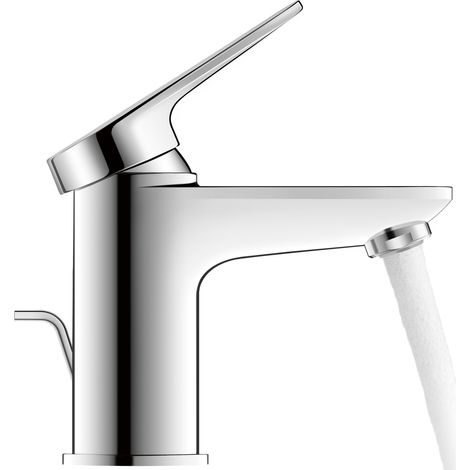 Duravit Wave - Miscelatore da lavabo, con sistema di scarico, cromo WA1010001010 (1/3)