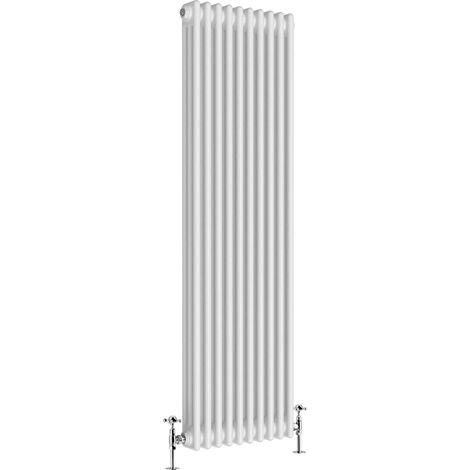 Warmehaus Traditional Triple White Tall Radiator 1800 x 470mm (1/5)