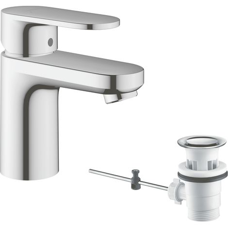 Hansgrohe Vernis Blend - Waschtischeinhebelmischer mit Ablaufgarnitur, EcoSmart, verchromt 71550000