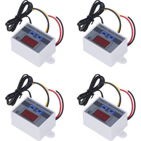 Thermostat numérique 4 zones avec écran LCD -50°C à 110°C, 1500W 110-220V pour contrôle de température (1/5)