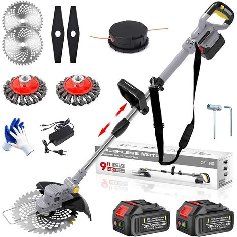 21V Cordless Edge Trimmer, 5 in 1 Battery Strimmer (1/4)