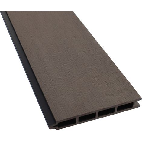 Larko Verbundholz-Zaunlatte L176 cm / B 14,8 cm / T 21 mm - Farbe - Braun, Dicke - 21 mm, Breite - 14,8 cm, Länge - 176 cm (1/2)
