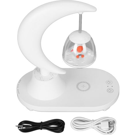 TB-22SUWK Veilleuse musicale à chargement sans fil avec interrupteur tactile et haut-parleur Bluetooth (1/5)