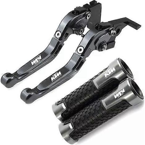 Levier de frein et d'embrayage pour KTM Duke RC390 200 (gris)