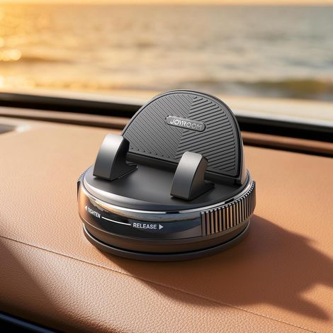 Support Téléphone Voiture Tableau de Bord [Gel & Ventouse] Porte Telephone Voiture Compatible avec Coques jusqu'à 19 mm, Car Phone Holder pour iPhone/Samsung/Google/Android Smartphones (1/5)