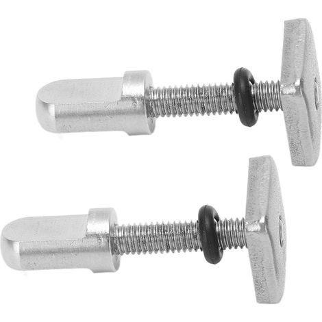 2 vis de fixation pour aileron en acier inoxydable, à visser à la main, pour planche de surf et longboard M4 (1/5)