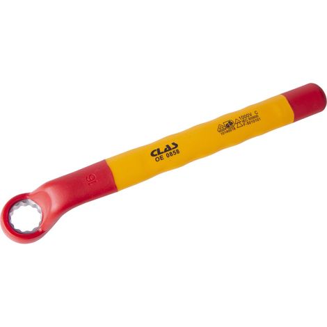 Clé à œil contre coudée isolée 12 pans 16mm - OE 0858 - CLAS Equipements (1/2)