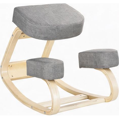 Chaise de bureau en madera de Abedul Poliéster 69 x 51 x 58 cm (1/5)