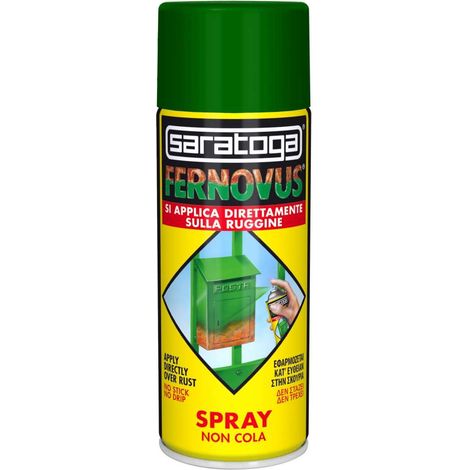 Vernice Antiruggine Spray Fernovus 400ml Saratoga - Verde Prato Brillante