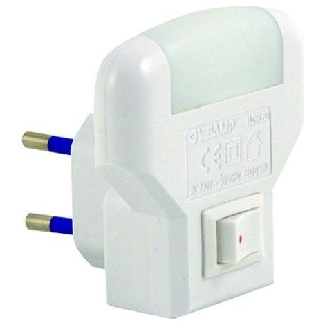 punto luce 2 led con interruttore on/off