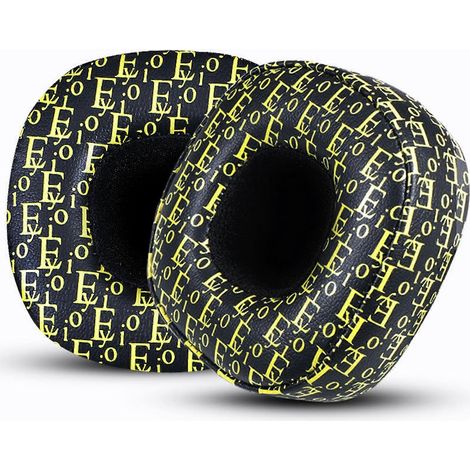 Coussinets d'oreille souples pour casque Majored 4 : améliorent le confort et la qualité sonore. Faciles à installer. Couleur jaune disponible. (1/4)