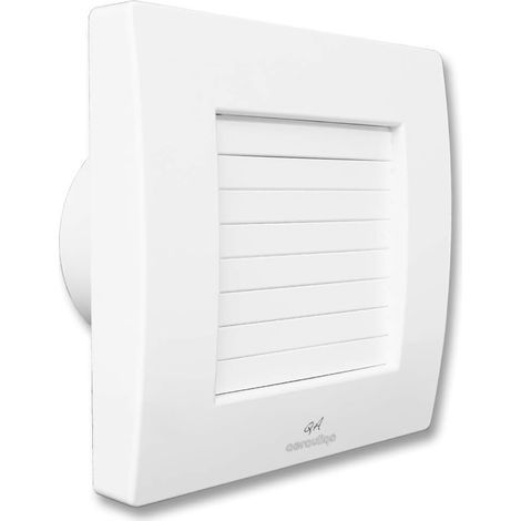 axial fan Ø 120 mm, 16 W, 151 m3/h, with automatic flap, for bathroom (1/5)
