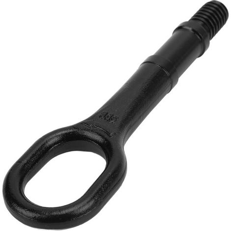 Dailygoody，Enganche de remolque，Enganche de remolque para coche，Gancho de remolque reforzado，Negro，Repuesto para R32 Rabbit，1T0 805 615A