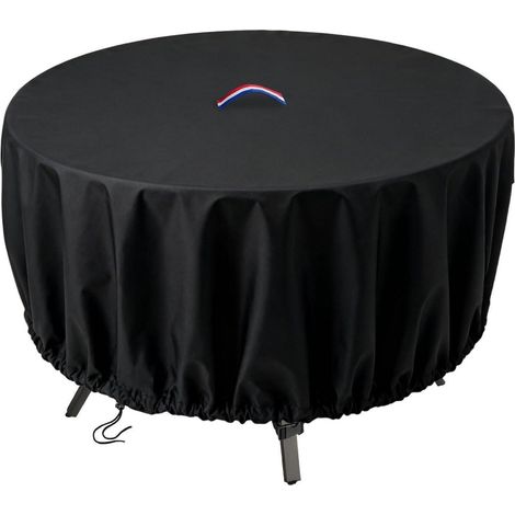 Housse de table ronde 57x58cm 500D Oxford imperméable avec cordon de serrage