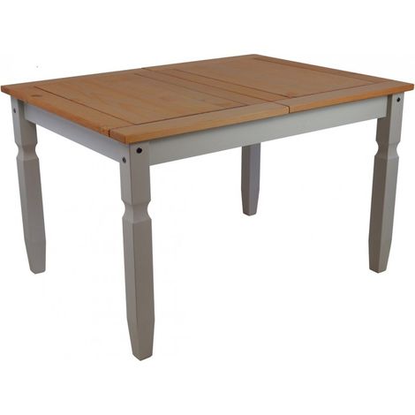 Corona Grey Wax 4'0" Dining Table (1/2)