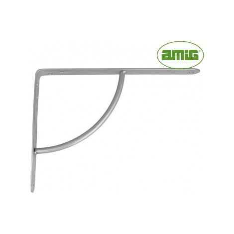 -CAHERSA- Palomilla 12-250X200 Acero GRIS METAL AMIG