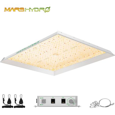 Mars Hydro – Lampe de croissance LED 450W spectre complet – PPF 1151 umol/s – Dimmable – Pour serres et cultures intérieures – 5 ans de garantie