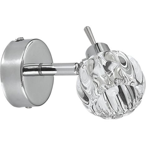 Applique Candellux Bombola chromée cristal 1xG9 intérieur