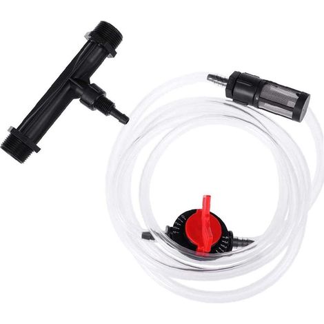 Injecteur Engrais - Principe Venturi - Pour Irrigation Agricole et Serre - Raccords Filetés Externes - Filtre Intégré - 1 Pièce