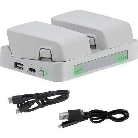 Intelligentes Akkuladegerät für Flip-Drohnen, Typ-C-Eingang, PD65W-Eingang, USB-Ausgang