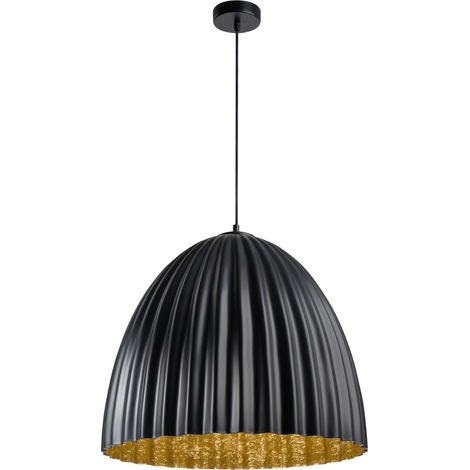 Suspension design moderne noire/or Ø50 Telma E27 Sigma (1/4)