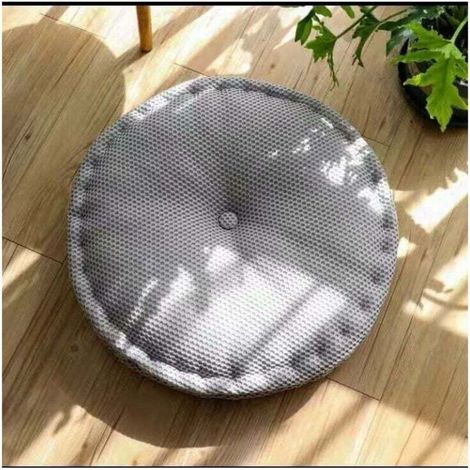Coussin de chaise, coussin de chaise pour la maison, le bureau, le jardin, la cuisine et le salon, décoration, 40 cm (gris clair) (1/4)