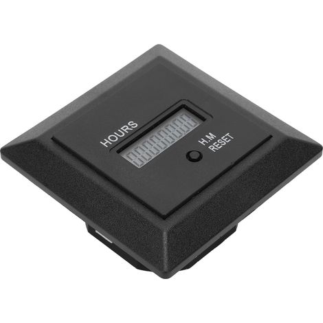 Compteur horaire universel HM‑1R pour moteurs, tracteurs, groupes électrogènes (100V‑250V) - Installation facile (1/5)