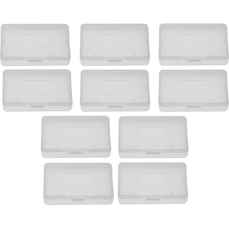 Boîtier de Cartouche GBA, Etui Cartouche GBA, Protection Jeux GBA Cartouche, Boîte Couverture De Poussière en Carte de Jeu, Transparent Rangement Cartouche GBA pour Game Boy GBA (1/5)
