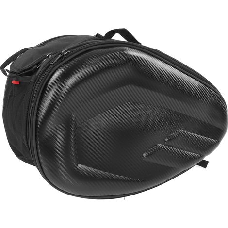 1 paire de sacoches de selle pour moto, en tissu Oxford 600D, grande capacité et polyvalentes, style fibre de carbone. (1/5)
