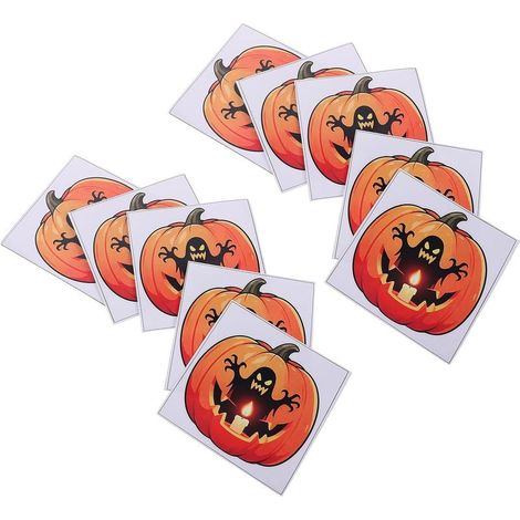 de 10 autocollants décoratifs d Halloween citrouilles (1/5)