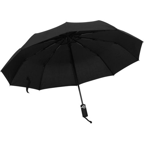 Faltbarer Regenschirm Automatisch Schwarz 104 cm (1/5)