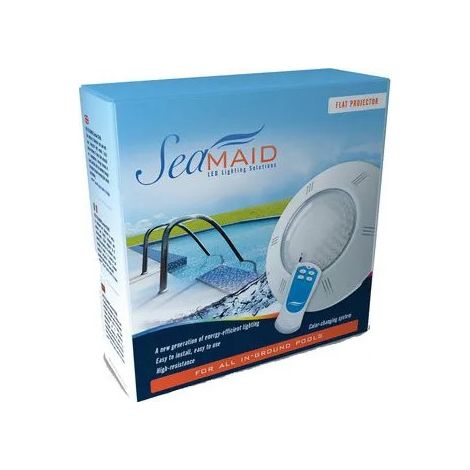 LED-Lampe/Scheinwerfer Mehrfarbig + Fernbedienung - Schraubmontage 1"1/2