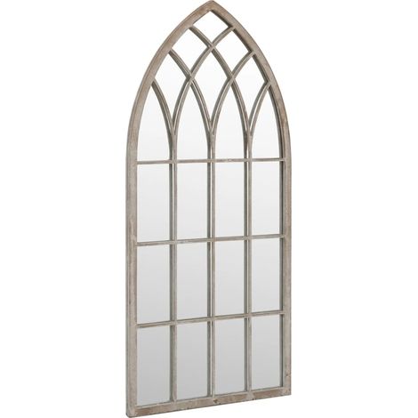 Maison Exclusive - Specchio da Giardino Sabbia 70x30 cm in Ferro per Uso Esterno