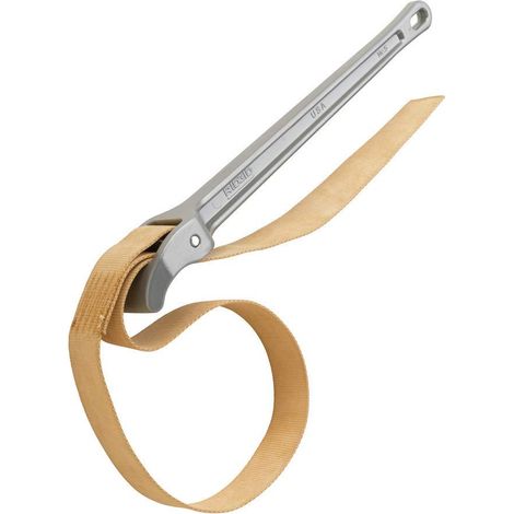 Pinza per tubi Gurtrohr L.450mm, diametro massimo del tubo 300mm, per cinghie L.1200mm, larghezza banda 45mm (1/3)