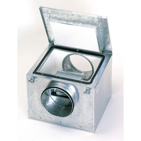 Caisson de ventilation avec isolation acoustique 50 mm, 390 m3/h, D 160 mm S&P (UNELVENT) 241518