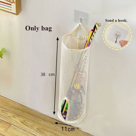 Filiyano – Sac de rangement peu – Rangement mural en filet pour jouets pour chats et chiots - Sac de rangement peu encombrant - Modèle A (1/5)