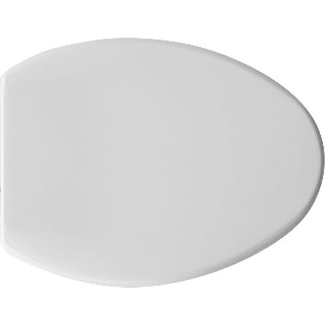 Tapa WC universal D034 termoendurecible blanco con bisagras regulables