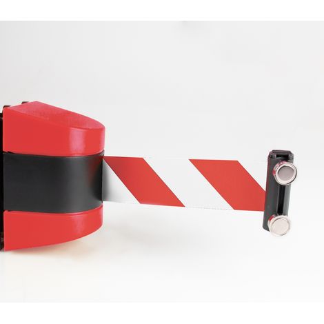 Magna-C Magnetisches Absperrband rot-weiß Länge 9,8m (1/5)