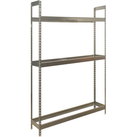 SimonRack Étagère à Pneus, Rangement 15 pneus, 2000x1200x450 mm, Métal Renforcé, Garage Atelier, Galvanisé - Simonauto